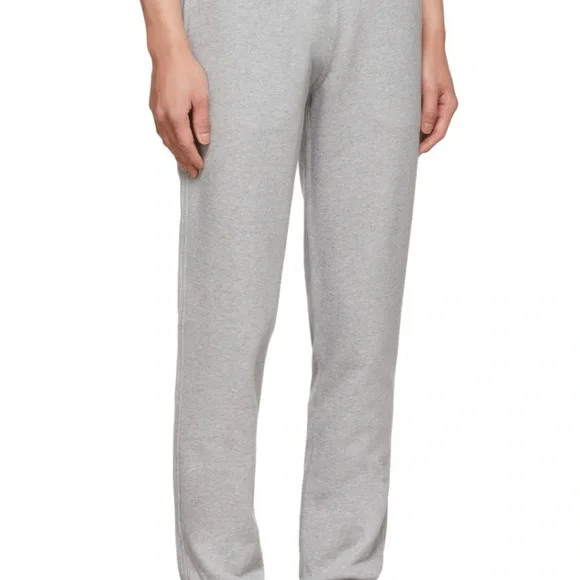 burberry cotton pants in grey